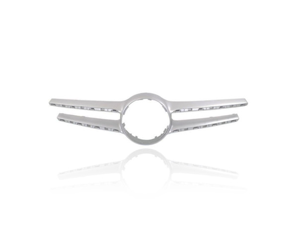 Grille Molding -  Compatible/Replacement for '14-16 Mercedes-Benz E250/350/400/550 Sedan/Wagon - Silver Without Camera Hole, 2128850622