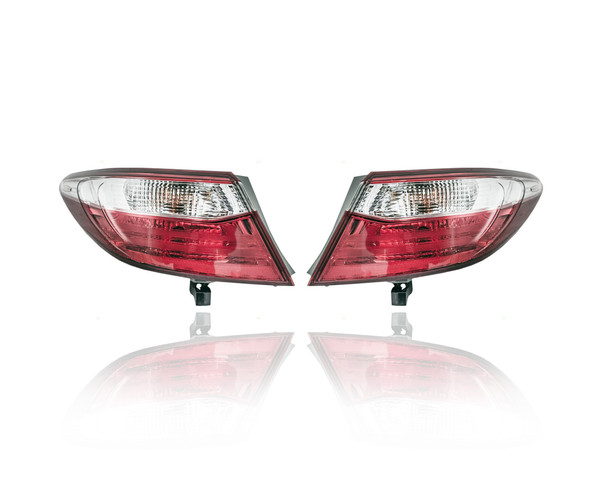 Tail Light Assembly For TO2805121; TO2804121 15-17 Toyota Camry LE/SE/XLE/XLS, 15-17 Camry-Hybrid - Pair Left and Right Set, Outer, CAPA