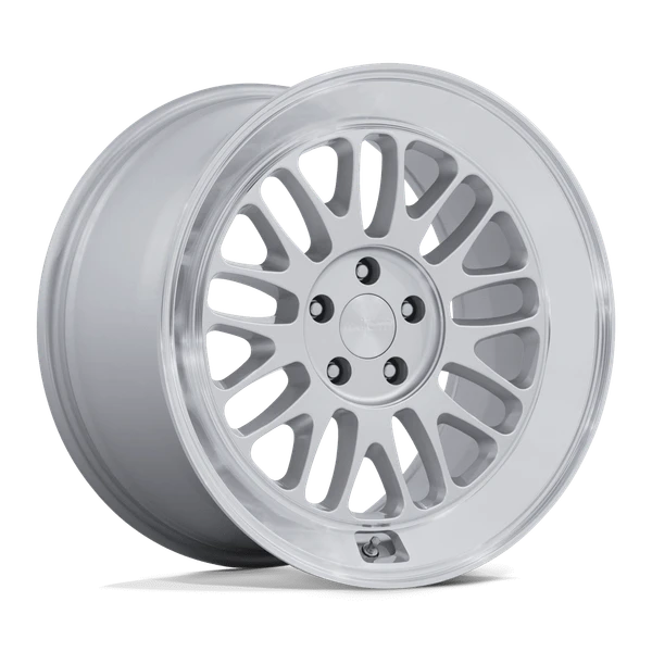 SCP - 18in, Flow Formed Aluminum, Gloss Silver W/ Diamond Cut Lip, 18X8.5, 5X112, 45mm, 194933451005, SAEJ2530, 194933451005