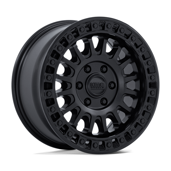 IMS - 17in, Cast Aluminum, Matte Black W/ Gloss Black Lip, 17X8, 6X5.5, 32mm, 194933455843, SAEJ2530, 194933455843