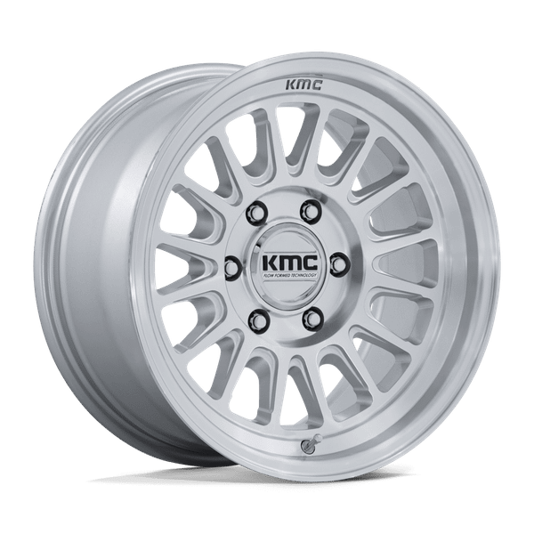 Impact FFT - 17in, Flow Formed Aluminum, Gloss Silver W/ Machined Face, 17X8, 6X130, 32mm, 194933460380, SAEJ2530, 194933460380