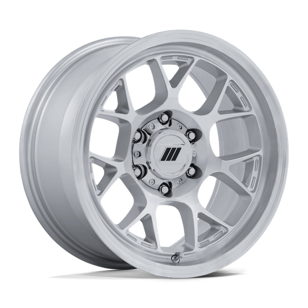 Wraith - 17in, Cast Aluminum, Gloss Silver W/ Machined Face, 17X8, 6X5.5, 20mm, 194933463473, SAE J2530 JWL VIA, 194933463473