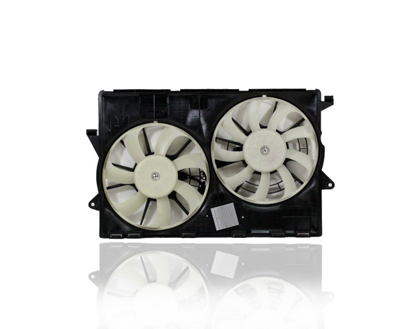 Dual Radiator and Condenser Fan Assembly For CH3115178 14-18 Jeep Cherokee 3.2L V6 - Standard-Duty Cooling