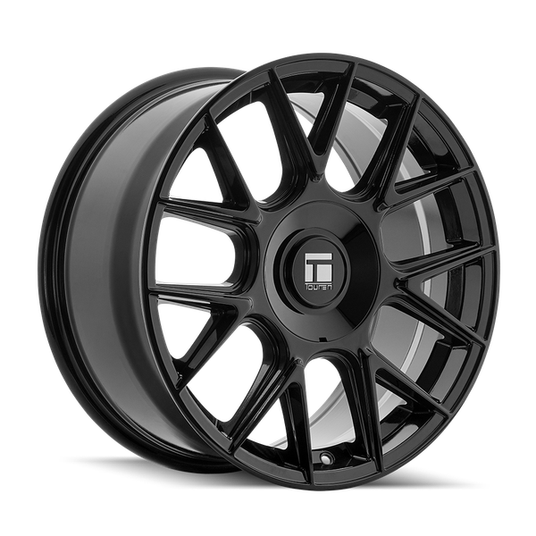 TR80 - 17in, Gloss Black, 17X8, 5x108/5x114.3, 35mm, 729419196714, 729419196714