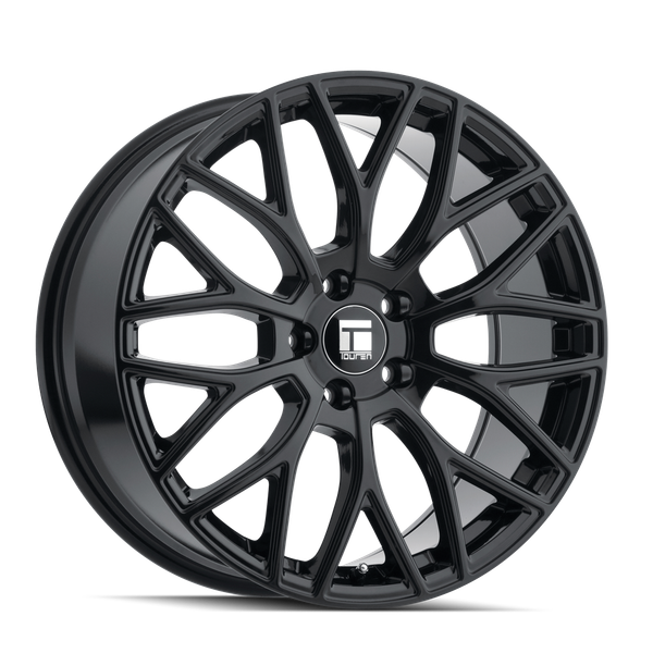 TR76 - 20in, Gloss Black, 20X8.5, 5x112, 35mm, 729419151621, 729419151621