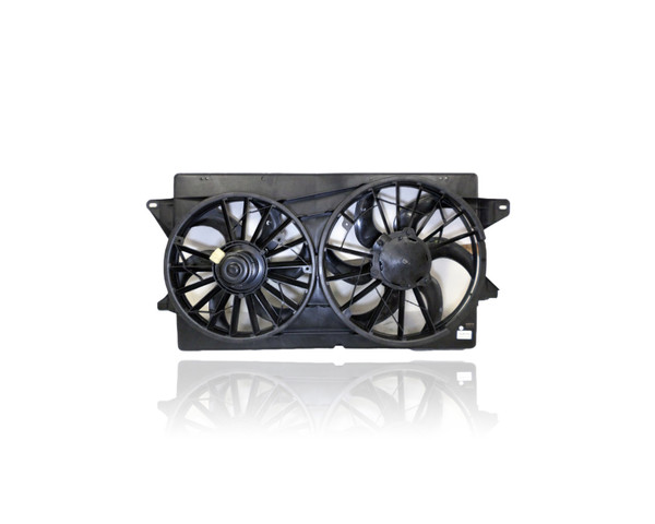 Dual Radiator and Condenser Fan Assembly For XF2Z8C607AB 99-03 Ford Windstar