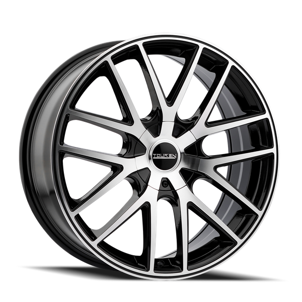 TR60 - 20in, Gloss Black Machined, 20X8.5, 5x115/5x120, 20mm, 729419066352, 729419066352