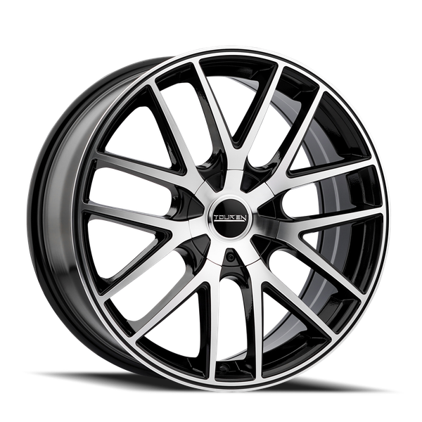 TR60 - 20in, Gloss Black Machined, 20X8.5, 5x112/5x120, 40mm, 729419061975, 729419061975
