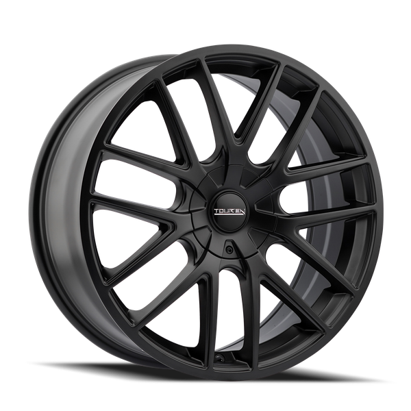 TR60 - 17in, Full Matte Black, 17X7.5, 4x100/4x114.3, 42mm, 729419193294, 729419193294