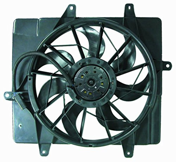 Dual Radiator and Condenser Fan Assembly For CH3115118 01-05 Chyrsler PT Cruiser 2.0L/2.4L Without Turbo