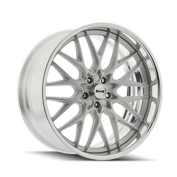681 - 22in, Brushed With Polished Lip, 22X10.5, 5x120.65, 10mm, 729419192358, 729419192358