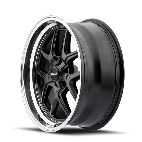 610 - 20in, Matte Black Polished, 20X8.5, 5x120.65, 0mm, 729419180812, 729419180812