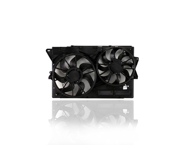 Dual Radiator and Condenser Fan Assembly For FO3115199 13-19 Ford Taurus 3.5L Lincoln MKS 3.7L - Without External Oil Cooler