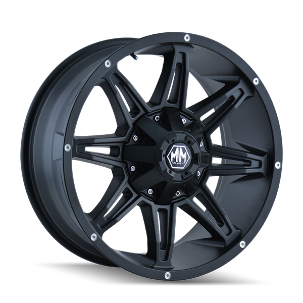 Rampage - 20in, Matte Black, 20X10, 8x170, -25mm, 729419186654, 729419186654