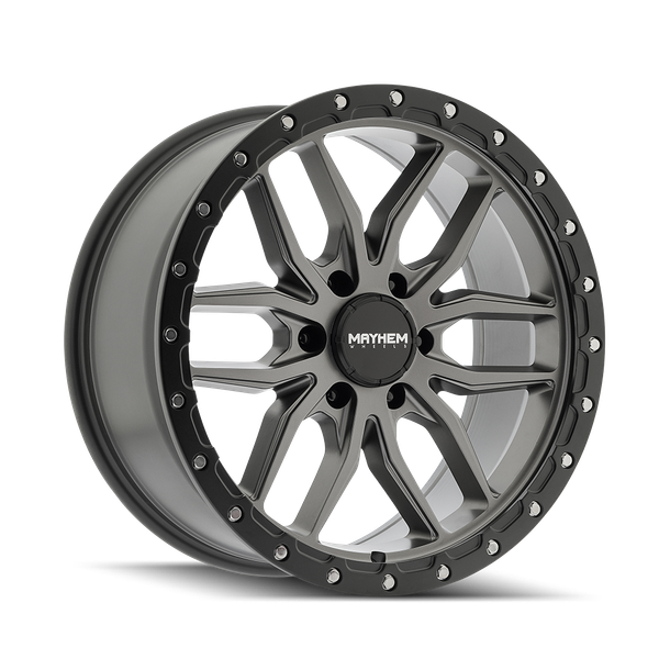Vector - 17in, Matte Gunmetal Black Lip, 17X9, 6x139.7, 18mm, 729419195588, 729419195588