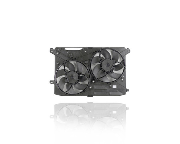 Dual Radiator and Condenser Fan Assembly For HY4050101 17-20 Ford Fusion, 16-20 Lincoln MKZ 2.0L - FG9Z8C607B