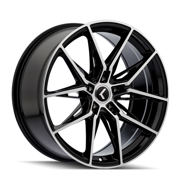 Evolve - 20in, Gloss Black Machined, 20X9, 5x112, 35mm, 729419180171, 729419180171