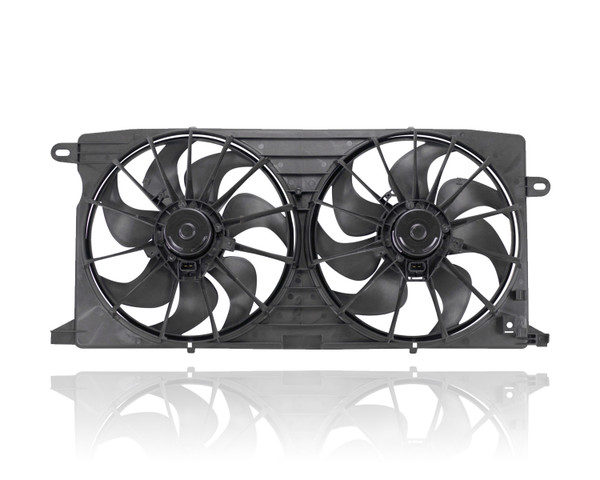Dual Radiator and Condenser Fan Assembly For GM3115119 00-05 Buick Le Sabre, 00-05 Bonneville (Exclude GXP)