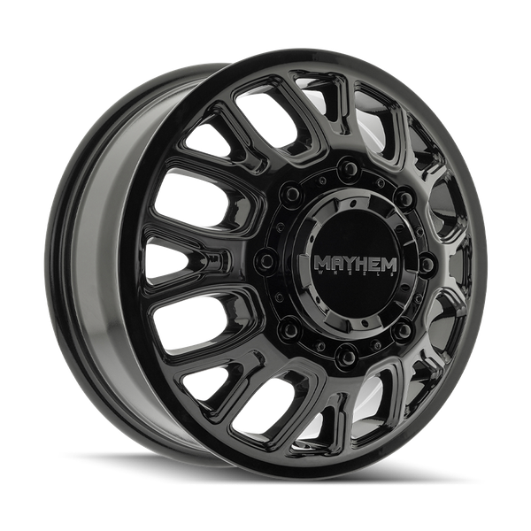 Cogent Dually - 20in, Gloss Black, 20X8.25, 8x165.1, 115mm, 729419180386, 729419180386