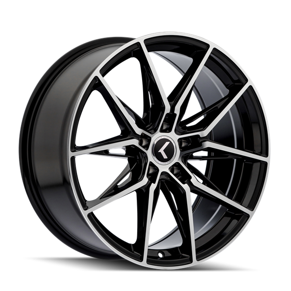 Evolve - 18in, Gloss Black Machined, 18X8.5, 5x112, 30mm, 729419188207, 729419188207