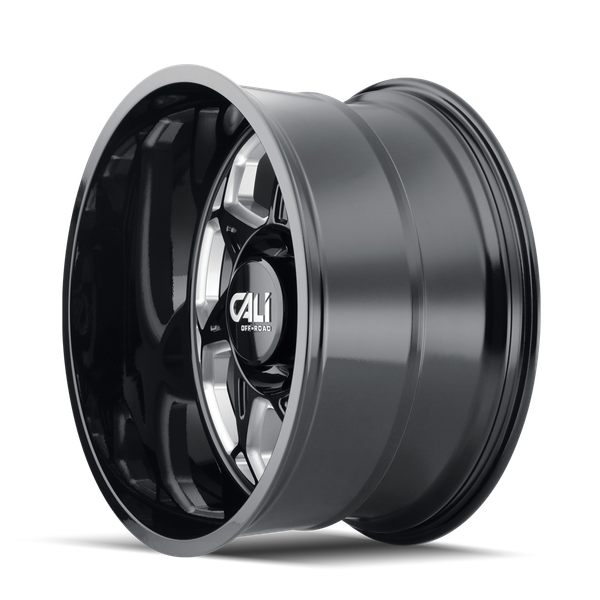 Sevenfold - 20in, Gloss Black/Milled Spokes, 20X12, 6x135, -51mm, 729419125462, 729419125462
