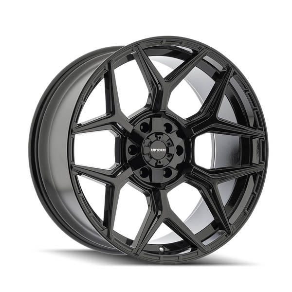 Vanquish - 20in, Gloss Black, 20X9, 5x127/5x139.7, 0mm, 729419188078, 729419188078