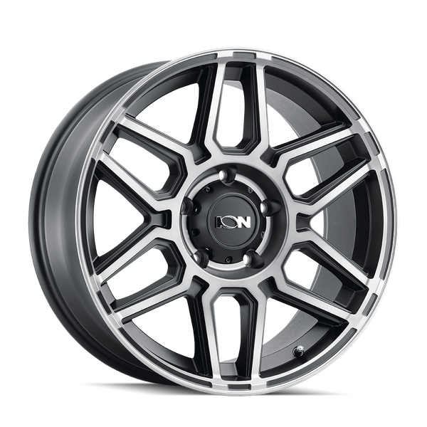 146 - 17in, Matte Black Machined With Dark, 17X9, 8x170, 0mm, 729419154608, 729419154608