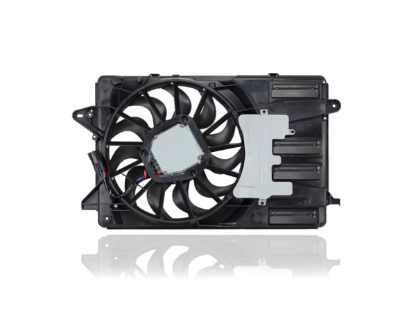 Dual Radiator and Condenser Fan Assembly For 84297679 16-20 Chevrolet Malibu 1.5L/2.0L L4 - With Brushless-Motor