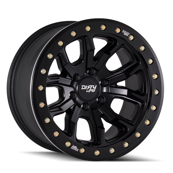 Dt-1 - 20in, Satin Black, 20X9, 6x135, 12mm, 729419111335, 729419111335