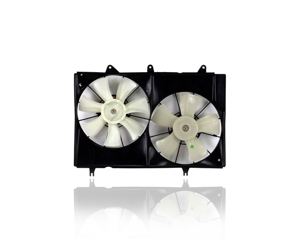 Dual Radiator and Condenser Fan Assembly For GM3117110 03-07 Cadillac CTS-3.2L - 25708388