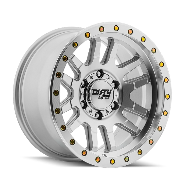 Canyon Pro - 17in, Machined With Silver Window, 17X9, 6x139.7, 0mm, 729419198664, 729419198664