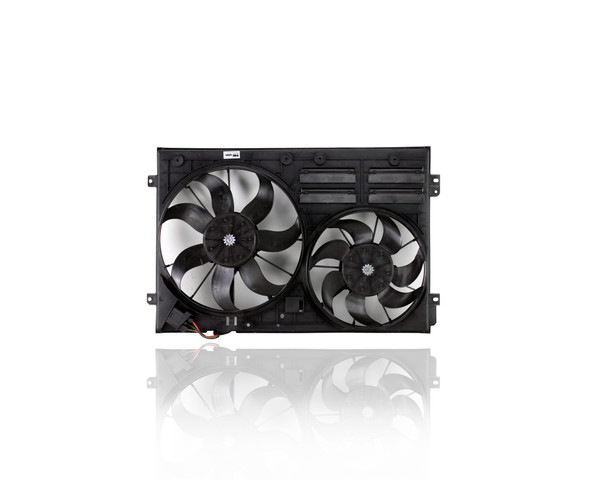 Dual Radiator and Condenser Fan Assembly For VW3117106 05-10 Volkswagen VW Jetta 1.9L/2.0L, 06-08 GTI Passat 2.0/3.6L