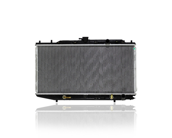 Radiator For 886 88-91 Honda Civic Sedan Coupe DX LX EX Hatchback CRX DX 1.5/1.6L Automatic - Plastic Tank, Aluminum Core, 1-Row