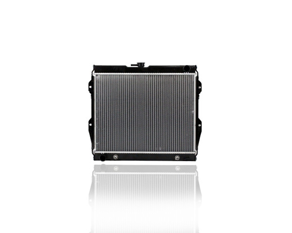 Radiator For 945 84-95 Toyota Pickup (Exclude 4WD Automatic) 4 Cylinder 2.4L - Plastic Tank, Aluminum Core, 1-Row