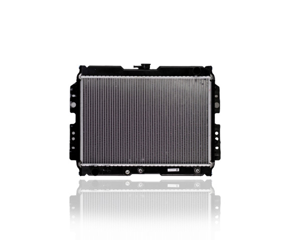 Radiator For 1258 84-93 Mazda B2000 Pickup Automatic 4Cy 2.0L - With Transmission Oil Cooler, Plastic Tank, Aluminum Core