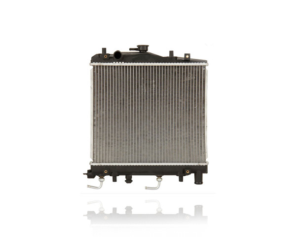 Radiator For 88-93 Ford Festiva Automatic 4Cy 1.3L - Plastic Tank Brass Core - 2-Row - F1BZ8005A