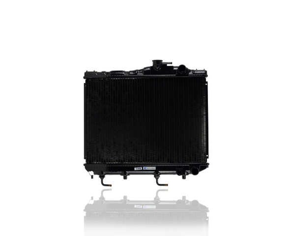 Radiator For 83-86 Toyota Tercel, 83-88 Wagon Manual Transmission 4Cy 1.5L - Plastic Tank, Copper Brass Core - 1640015130