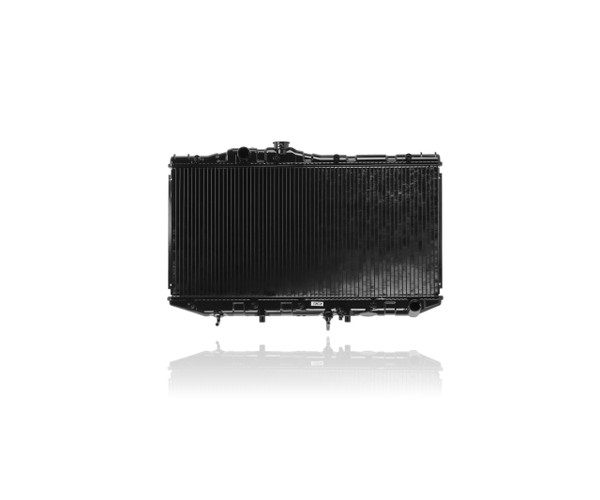 Radiator For 870 87-91 Toyota Camry Automatic Transmission L4 2.0L USA/Japan-Build 2WD - Plastic Tank Brass Corem 1-Row