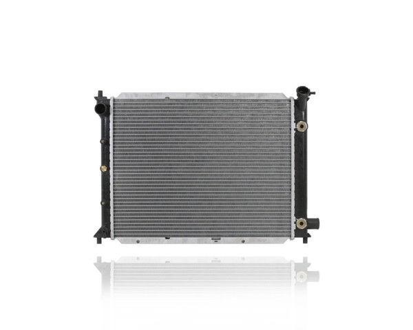 Radiator For 1273 91-02 Ford Escort Tracer Automatic 4Cy 1.8/1.9/2.0L - Plastic Tank Aluminum Core, 1-Row, With Sensor Plug
