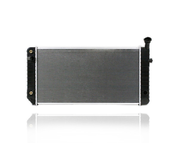 Radiator For 91-93 Chevrolet Lumina Oldsmobile Cutlass Pontiac Grand Prix V6 - Plastic Tank Aluminum Core, 1-Row - 52498583