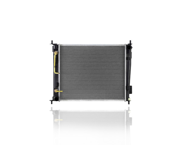 Radiator For 13135 10-11 Kia Soul 1.6L 4Cy - Plastic Tank Aluminum Core, 1-Row, With Transmission Oil Cooler
