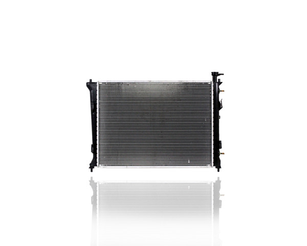 Radiator For 10-13 Kia Forte Sedan, 10-13 Koup 4Cy 2.0/2.4L - With Transmission Oil Cooler, Plastic Tank Aluminum Core - 253101M100