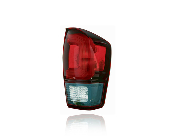 Tail Light Assembly Fit/For 18-23 Toyota Tacoma-SR/SR5/TRD-Sport/Offroad - Halogen, Red Bezel - Right Hand - Passenger - 8155004181