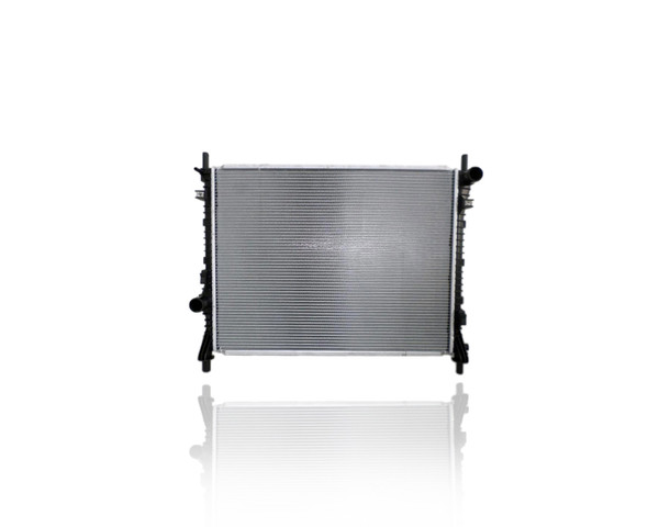 Radiator For 13489 15-20 Ford Mustang Convertible/Coupe 5.0L Without Performance Package, 15-17 3.7L Engine - Plastic Tank Aluminum Core