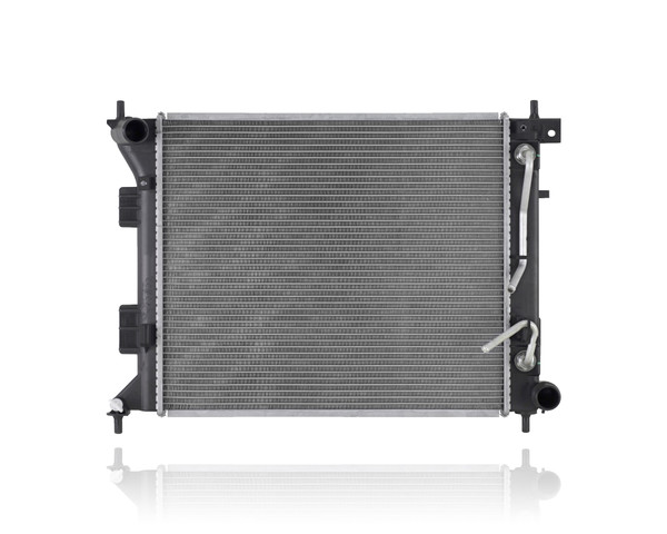 Radiator For 13518 14-16 Kia Forte Koup, 14-16 Forte5 1.6L Turbo Automatic - Plastic Tank Aluminum Core, 1-Row - 25310A7100