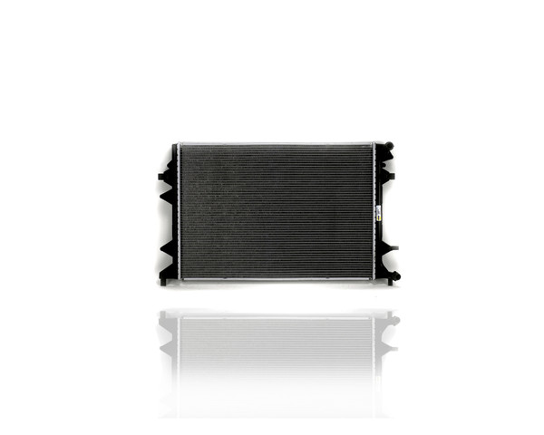 Radiator For 16-18 VW Volkswagen Jetta 1.4L Turbocharged - Auxiliary - Plastic Tank Aluminum Core - 5C0121251M