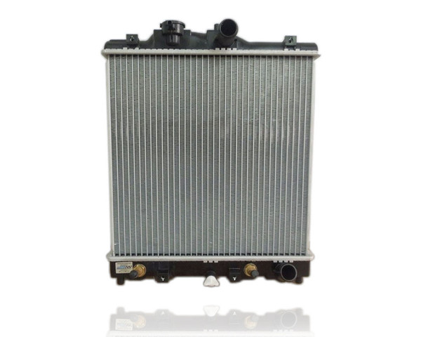 Radiator For 92-98 Honda Civic Sedan/Coupe-EX/SI, 93-97 Del Sol (Denso-Style) Automatic 1.6L - Plastic Tank Aluminum Core - 1-Row - 19010P03505