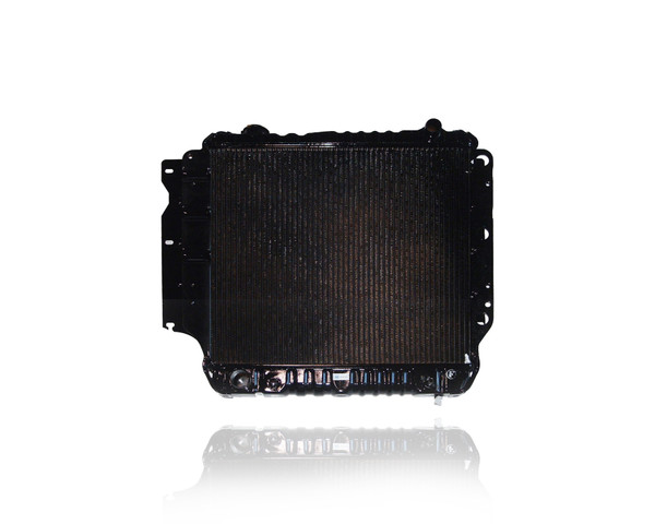 Radiator For 87-91 Jeep Wrangler L6/4.2L L4/2.5L Automatic Transmission - Brass Tank, Copper Core - 52006126