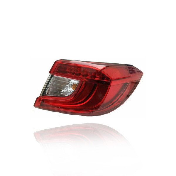 Tail Light Assembly Fit/For 18-22 Honda Accord-Sedan - Outer On Body - Right Hand / Passenger - CAPA - 33500TVAA01