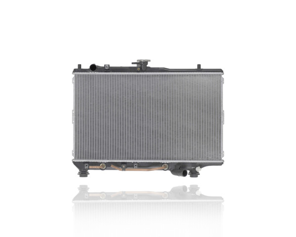 Radiator OEM For 94-97 Kia Sephia Automatic Transmission L4 1.6L SOHC - Plastic Tank Aluminum Core - 0K24215200A